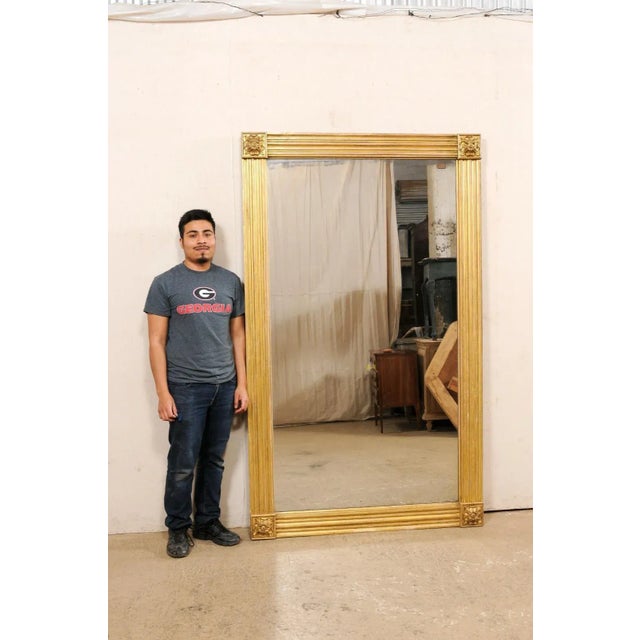 19th Century Antique English Gilt Mirror For Sale - Image 4 of 11
