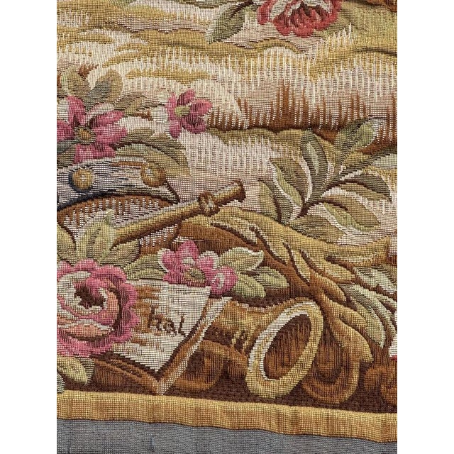Vintage French Jacquard Halluin Tapestry, 1960s For Sale - Image 6 of 18