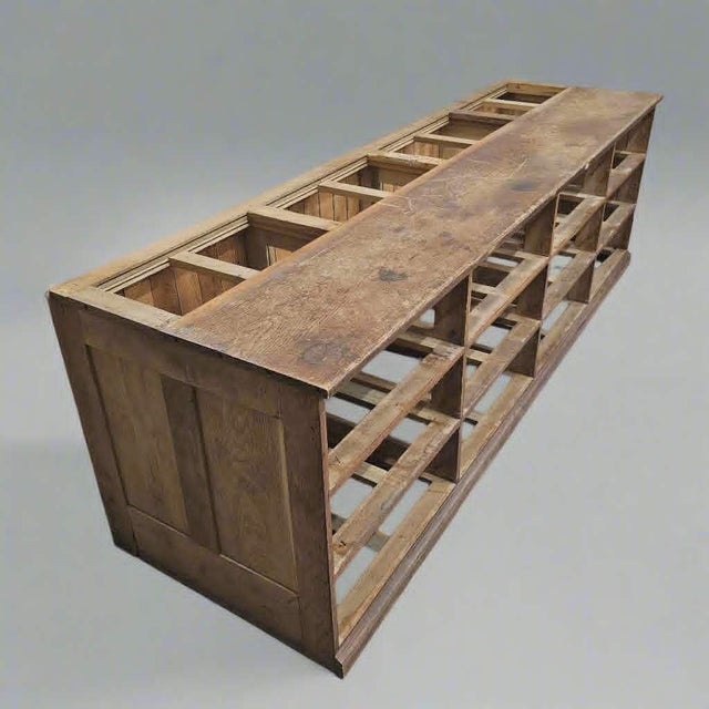 Early 20th Century J.D. Warren General Store Apothecary Cabinet For Sale - Image 4 of 15