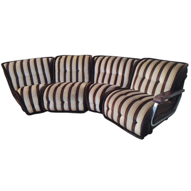 Modular Sofa from Giuseppe Rossi Di Albizzate, 1960s, Set of 4 For Sale - Image 10 of 10
