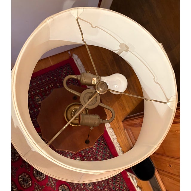 1970s Stiffel Floor Lamp With Table For Sale - Image 5 of 5