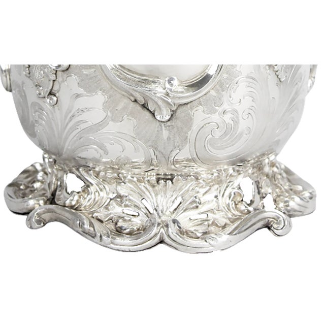 Early 19th Century 1830s Henry Wilkinson Old English Sheffield Silverplate Wine Cooler; 2 Available For Sale - Image 5 of 9