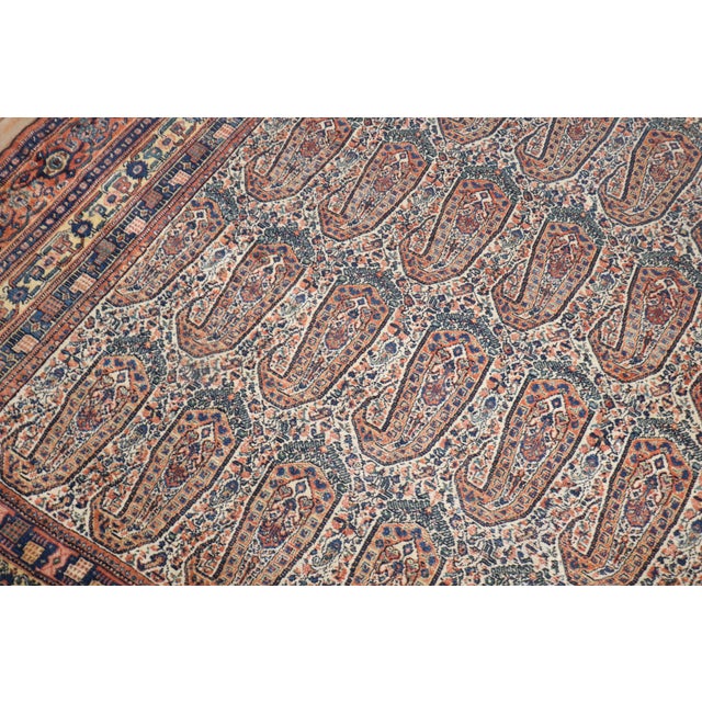 Textile Antique Persian Senneh Rug - 9'3" x 16'9" For Sale - Image 7 of 12