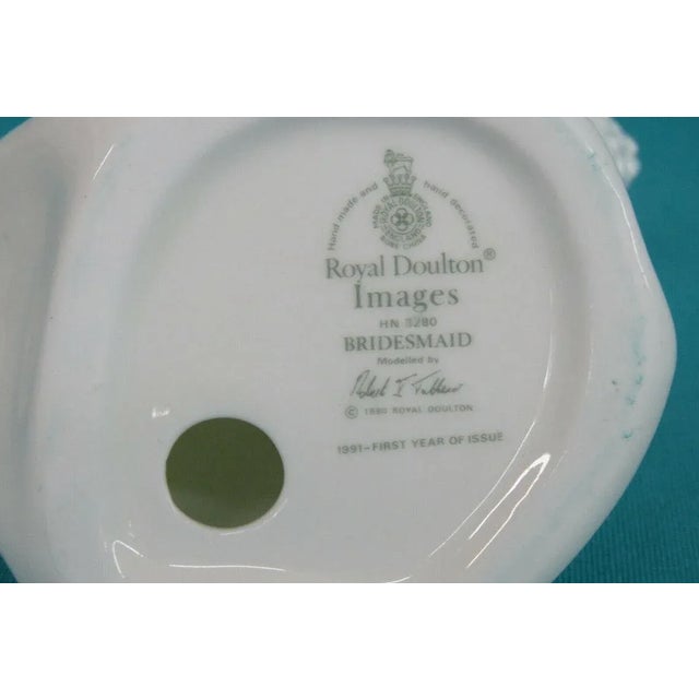 Ceramic Royal Doulton HN3280 Bridesmaid Images Bone China Porcelain Figurine For Sale - Image 7 of 11