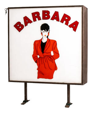 Vintage Advertising Lightbox, 1970s