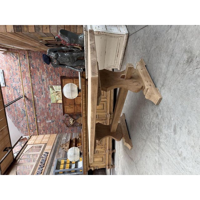 Monastery Style Oak Table For Sale - Image 4 of 10