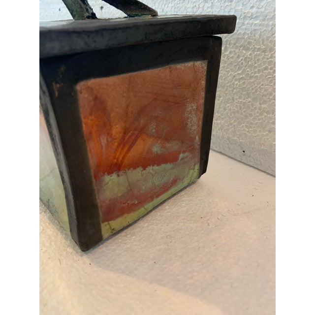 Enameled Ceramic Box by J Gallart For Sale - Image 4 of 10