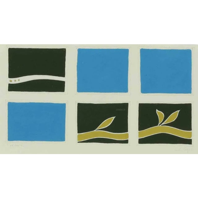 A poet is a contemporary artwork realized by Carlo Cego in 1966. Miched colored pencil and watercolor drawing on paper....