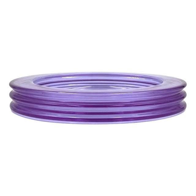 Space Age Onde Series Ashtray in Crystal by Sergio Asti for Arnolfo di Cambio, Italy, 1970s For Sale