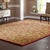 Textile 9x12 Celia Unique Ivory Floral Guard Stripe Modern Hand Knotted Afghan Wool Rug For Sale - Image 7 of 7