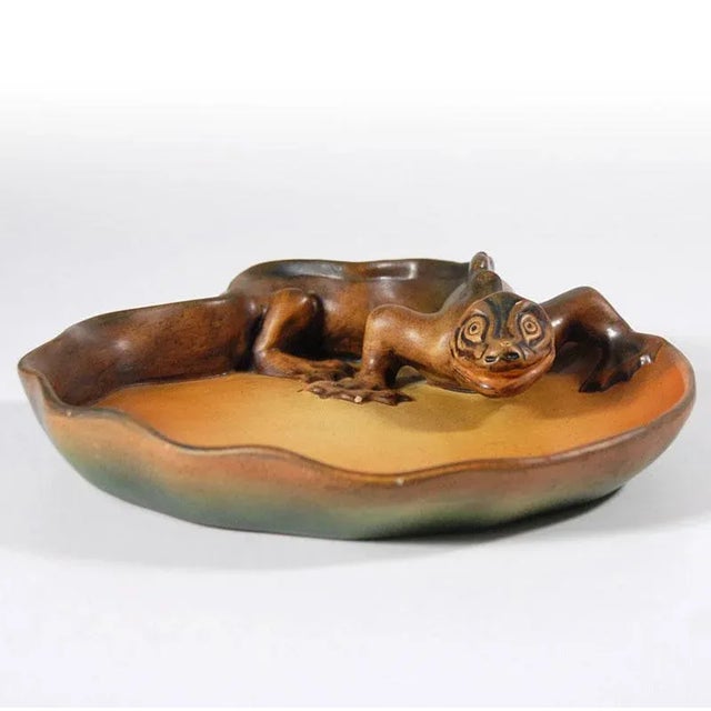 Vintage Art Nouveau Style Danish Ceramic from Ipsen, 1920s For Sale - Image 4 of 8