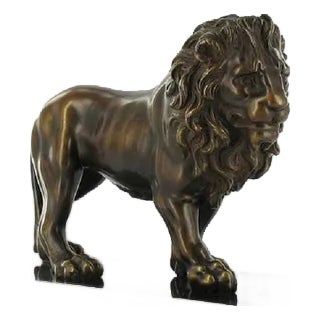 Bronze Reproduction Florentine Lion For Sale