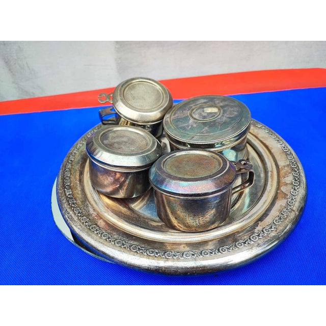 Vintage Art Deco Sugar Bowl, 1950s, Set of 5 For Sale - Image 13 of 13