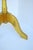 Gold Giltwood Scalloped Side Accent Table With Floral Top, Late 20th Century For Sale - Image 13 of 15