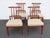 Mid-Century Modern Foster McDavid Mid Century Modern Dining Chairs Set of Four 6642 For Sale - Image 3 of 17