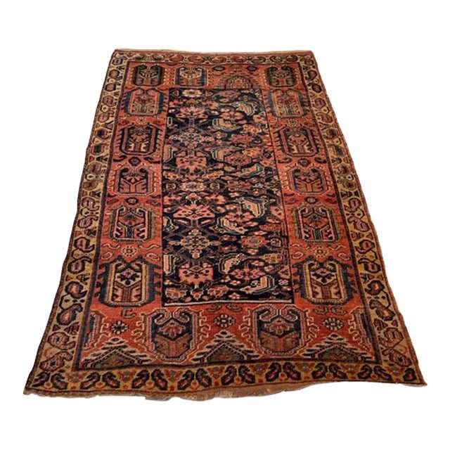 Mid-19th Century Persian Tribal Bidjar Rug For Sale