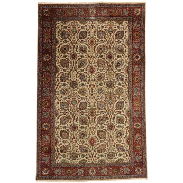 Vintage Persian Tabriz Rug - 09'08 X 15'10 For Sale - Image 9 of 9