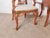 Baker Furniture Company Antique Baker 1950s French Red Chinoiserie Leather Top Writing Desk & Arm Chairs For Sale - Image 4 of 16