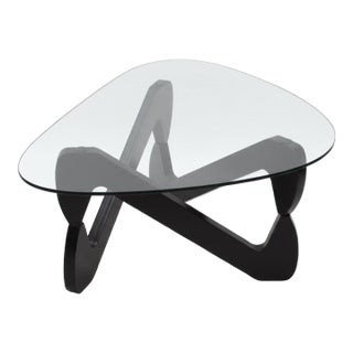 Petite Vintage Black Modern Coffee Table For Sale