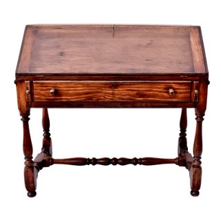 Antique 19th Century Dovetail Joints Secretary Drop Front Writing Desk For Sale