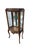 1940s Vintage French Carved Vitrine Curio Cabinet Hutch Display Louis XV Style For Sale - Image 5 of 13