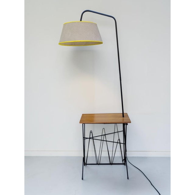 Floor Lamp with Reading Light and Tablet, France, 1950s For Sale - Image 9 of 9
