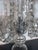Pair of Vintage Crystal Girandoles/Chandelier Lamps For Sale - Image 10 of 12