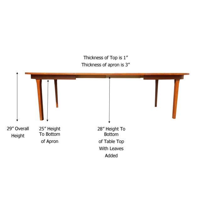 1960s Danish Modern Niels Moller Expandable Teak Dining Table by Gudme Møbelfabrik For Sale - Image 12 of 12