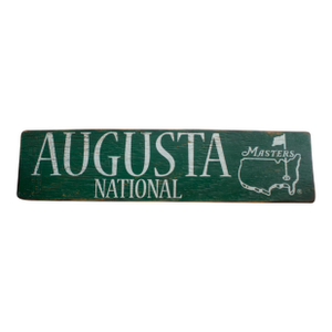 C. 2012 Augusta National Golf Course Masters Tournament Wooden Sign