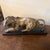 A 1940s Art Deco Silver Plate on Copper Italian Sculpture of a Roaring Lion For Sale - Image 4 of 16
