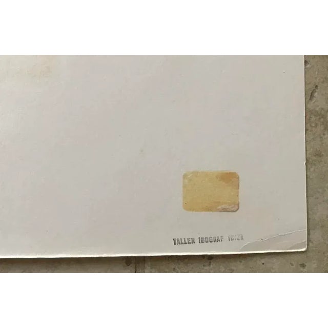 Abstract 1967 Abstract Limited Edition Lithograph Numbered 18/50 by Don Cameron For Sale - Image 3 of 9