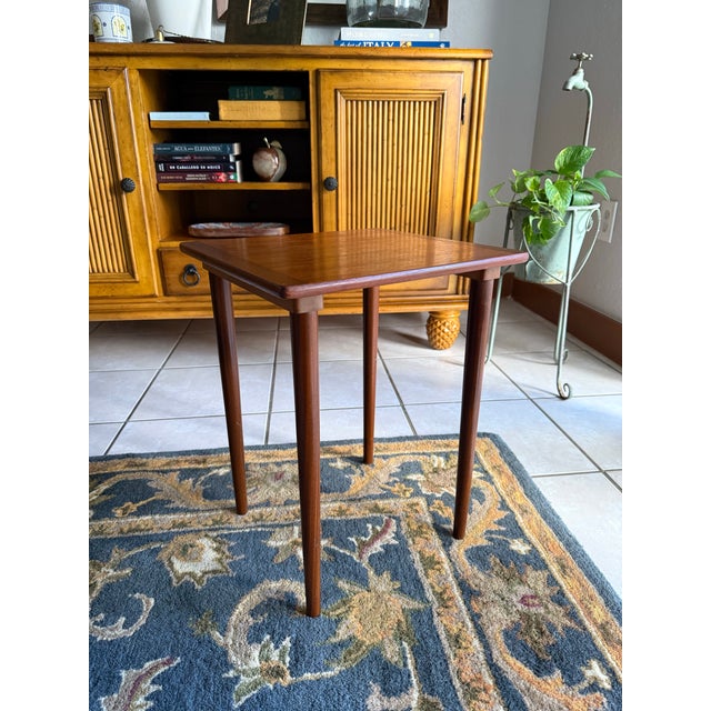 Wood Mid Century Side Table For Sale - Image 7 of 7