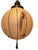 Antique Macaw Painted Art Glass Globe For Sale - Image 4 of 10