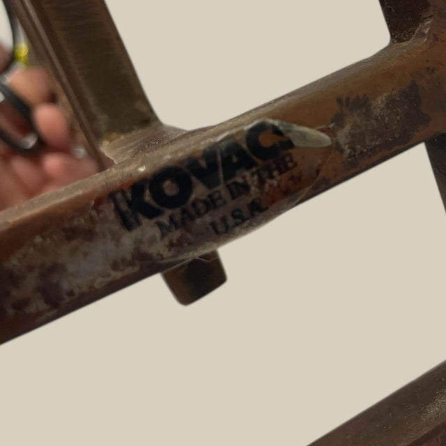 1980s Vintage Postmodern Geometric Table Lamp by Robert Sonneman for Kovacs 1980s For Sale - Image 5 of 5