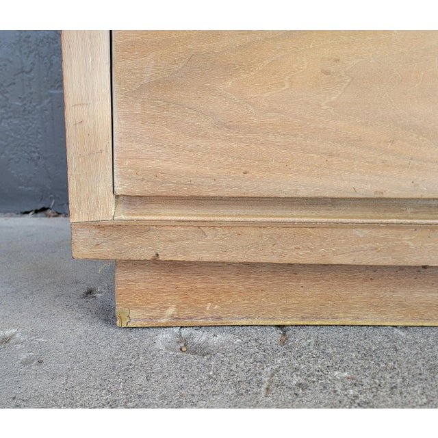 Kent Coffey Cerused Walnut Mid-Century Modern Low Dresser For Sale - Image 11 of 14