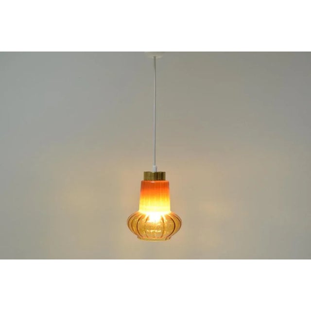 Mid-Century Glass Pendant, 1960s For Sale - Image 9 of 13