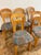 Set of 5 Pine Dining Chairs, Manner of Ranier Daumiller For Sale - Image 12 of 17