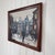 An atmospheric oil on canvas by Danish painter Hugo Langkilde Larsen (b.1927), where a northern city unfolds through...