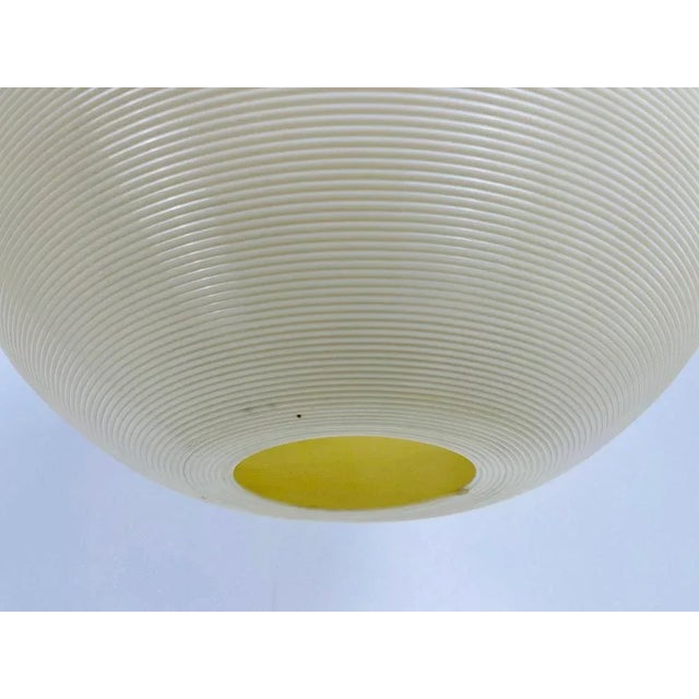 White Mid-Century Rotaflex Pendant Lamp, 1960s For Sale - Image 8 of 11