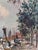 Vintage Original Scandinavian Harbor Oil Painting For Sale - Image 10 of 16