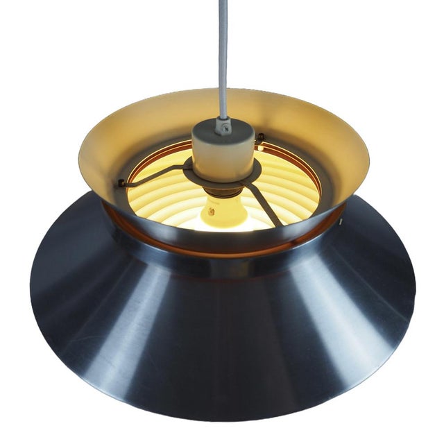 Mid-Century Modern Vintage Pendant Lamp by Carl Thore for Granhaga Metallindustri, Sweden, 1970s For Sale - Image 3 of 9