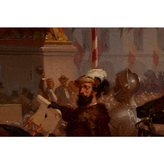 Auguste Doviane, Parade in Geneva, Oil Painting For Sale - Image 9 of 18