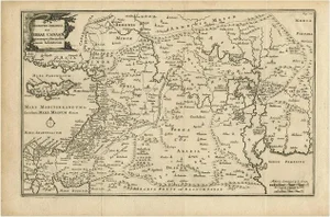 Antique Map of Canaan, 1709