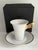 Postmodern Medallion Meandre d'Or Coffee Cup and Saucer by Versace for Rosenthal, 1990s, Set of 2 For Sale - Image 3 of 6