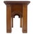 Heavy Solid Mahogany Custom Wood Milling Arts & Crafts 1970s Side End Table Stool MINT