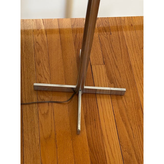 Vintage 1960's Mid Century Modern Chrome Floor Lamp For Sale In Chicago - Image 6 of 9