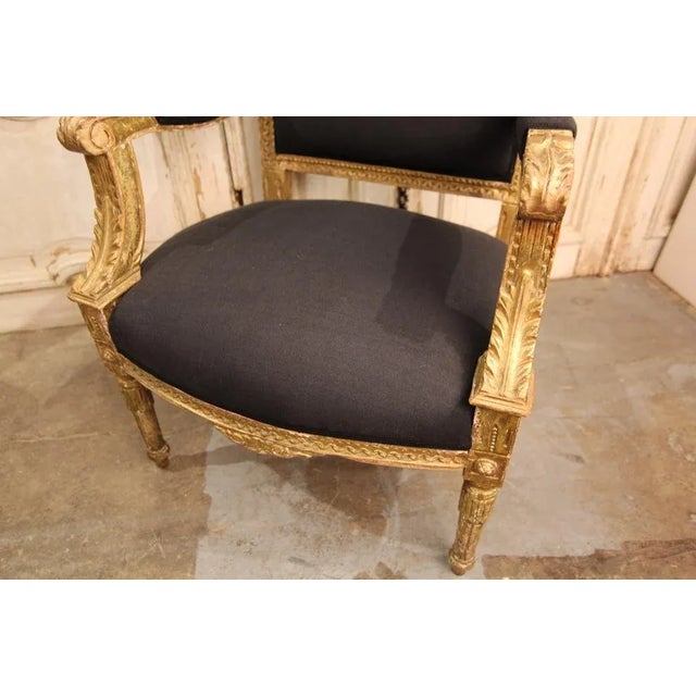 Louis XVI Style Armchair For Sale - Image 11 of 17