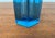 Blue Vintage Blue Art Glass Block Vase, 1970s For Sale - Image 8 of 18