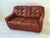 Mid-Century Modern Mid-Century Patchwork Tufted Leather Sofa, 1960s For Sale - Image 3 of 7