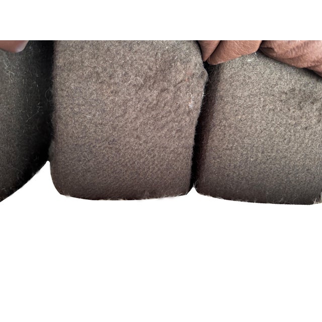 Vintage Modular Brown Leather Snake Sofa Ds600 Attributed to Elenora Peduzzi for De Sede, 1970s For Sale - Image 10 of 10